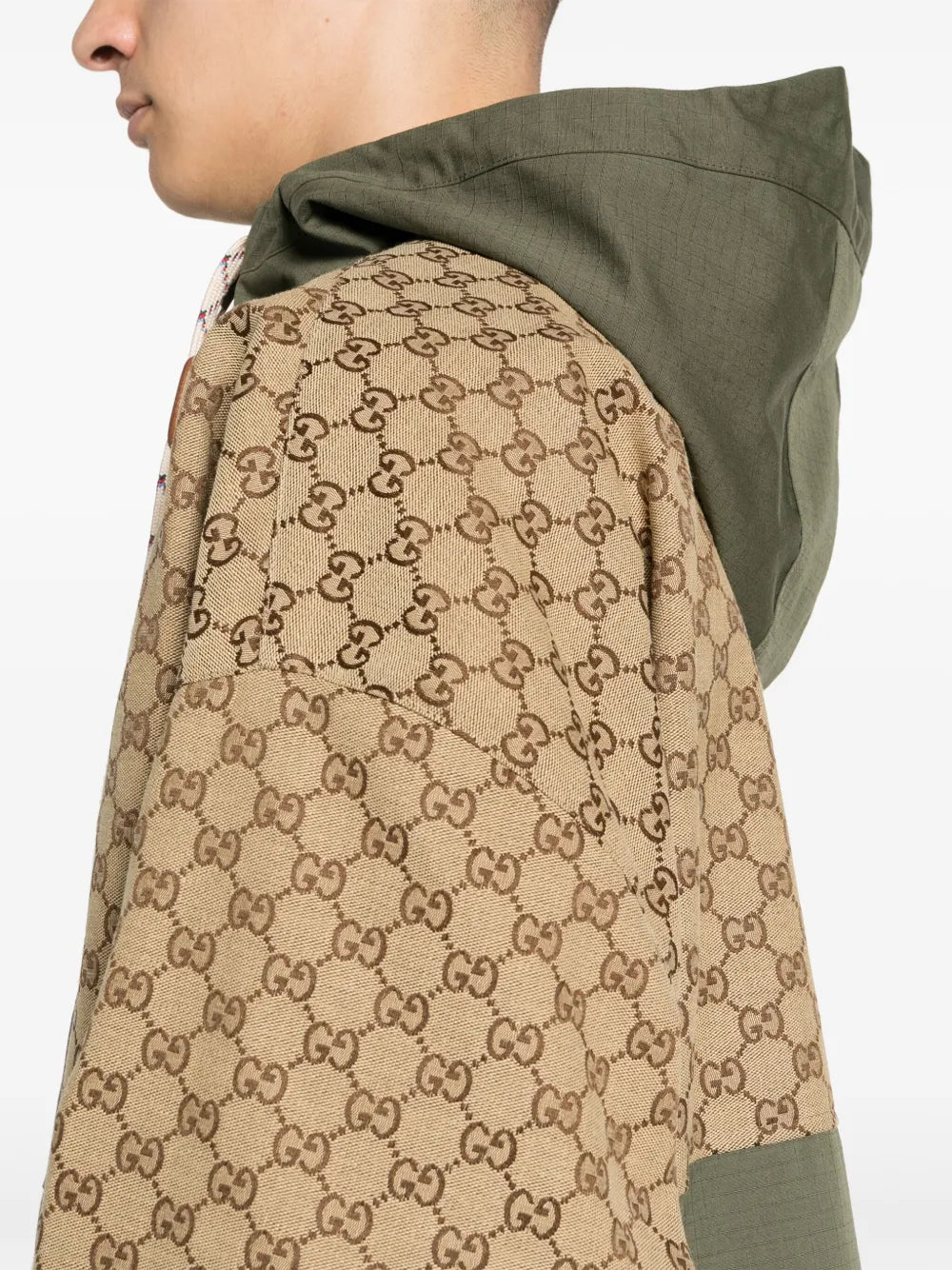 Gucci Men’s GG Canvas Hooded Jacket