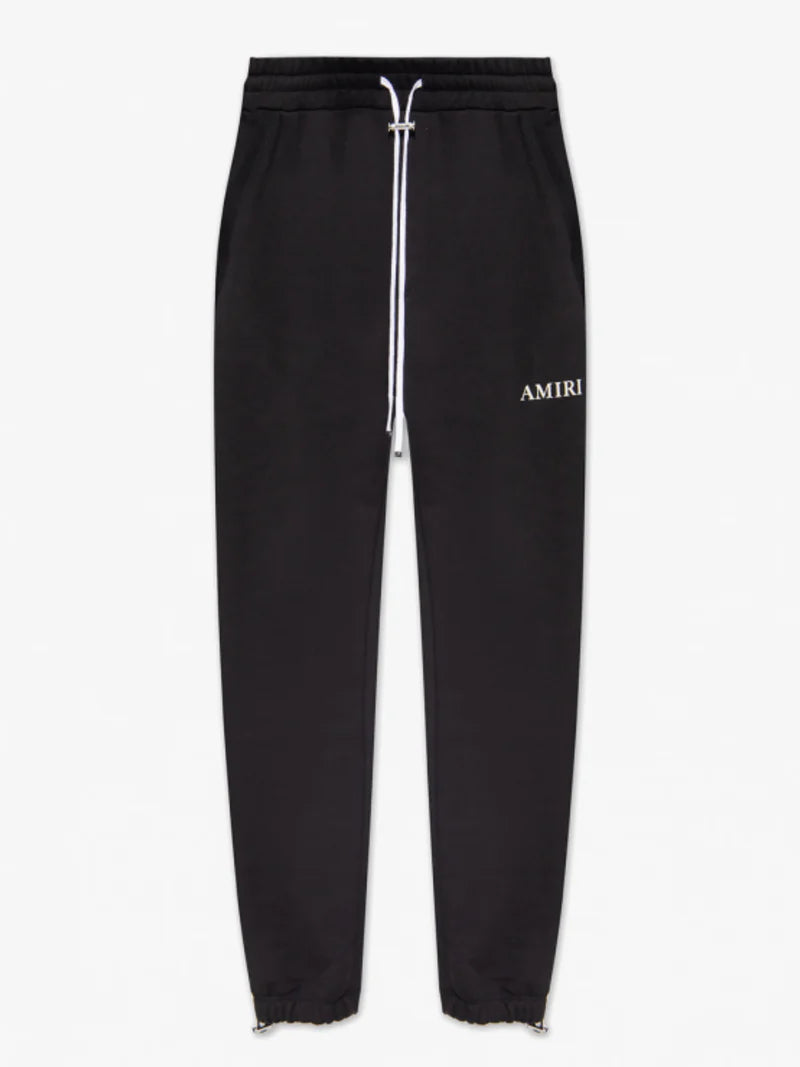 AMIRI PUFF LOGO SWEAT PANTS BLACK