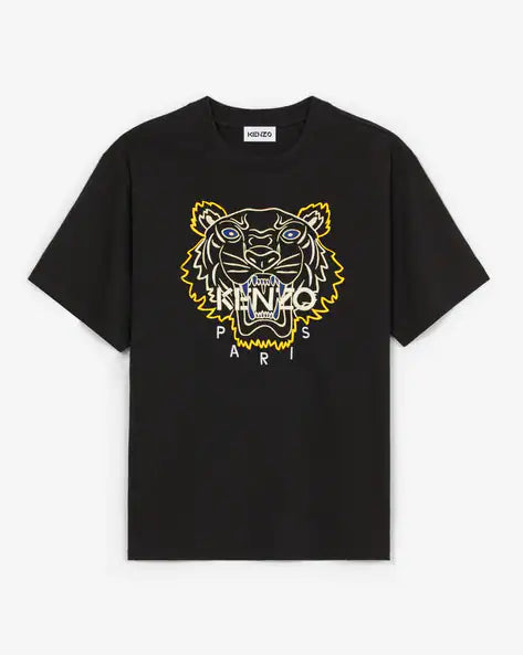KENZO Tiger Print Crew-Neck T-shirt