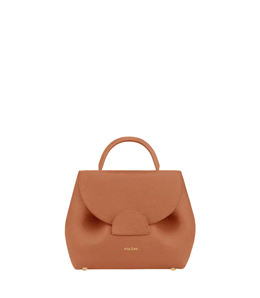 Polene Numéro Un Nano Edition Textured Peach - Size: One Size Bags | Shop From The Mirage