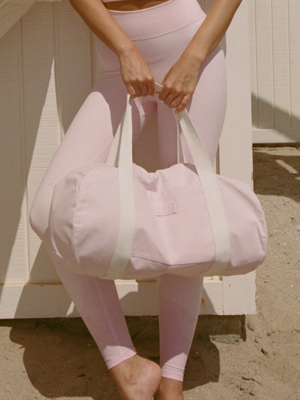 The Duffle / PowderPink-White