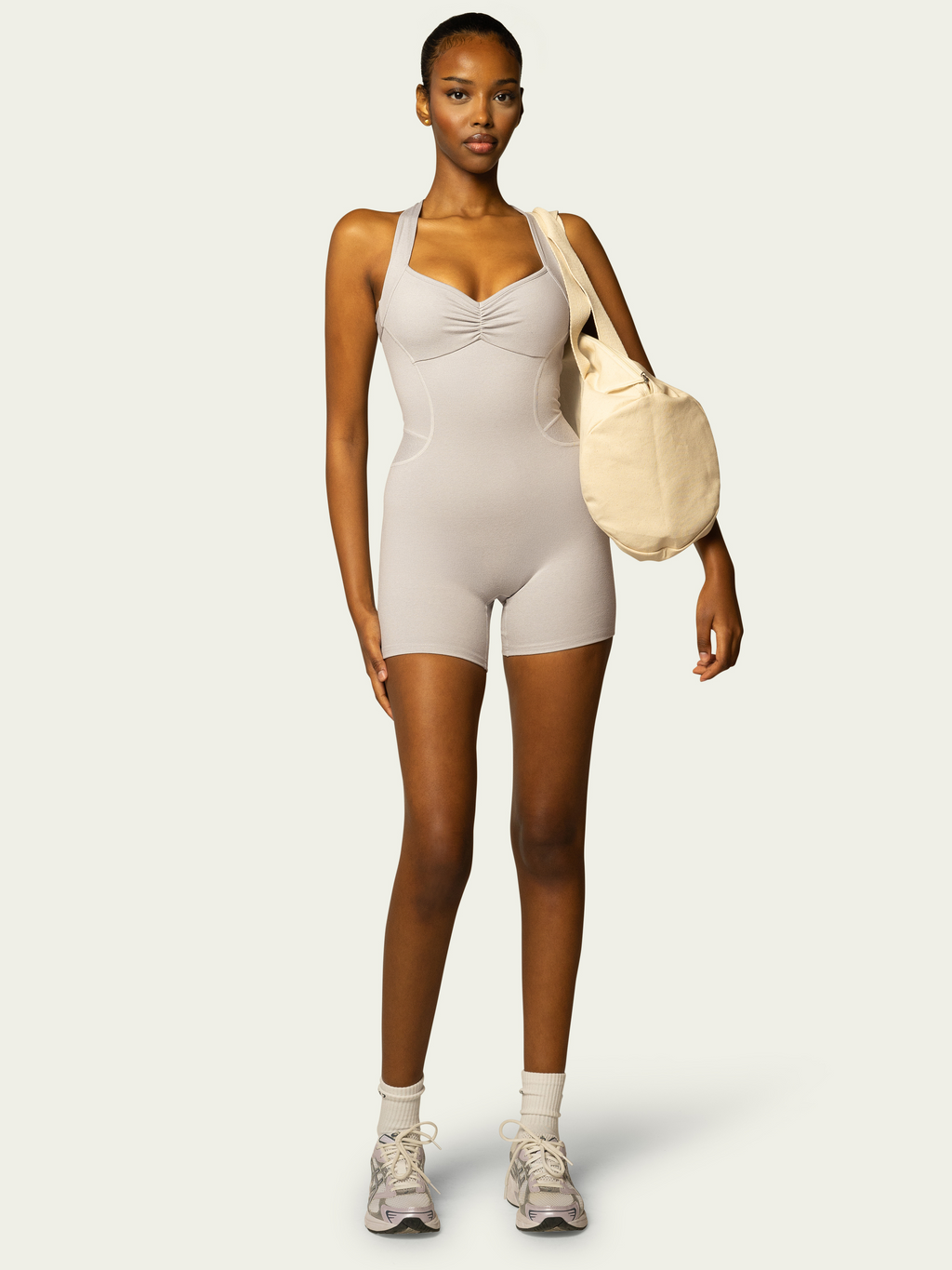 The Sculpt Shortie / Heather-Grey