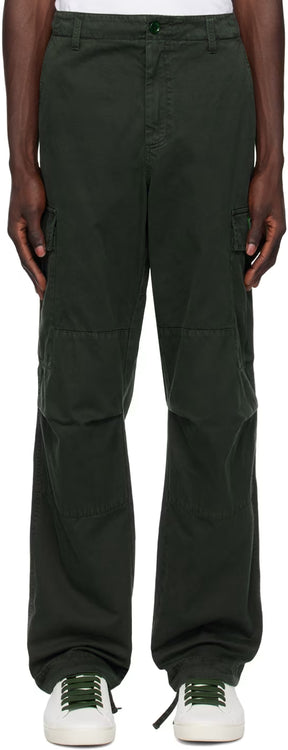 Dolce&Gabbana Green Garment-Dyed Cargo Pants