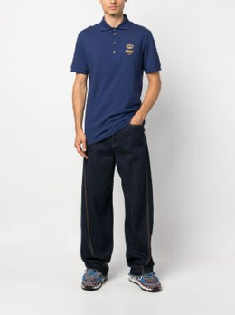 Dolce & Gabbana embroidered emblem polo shirt