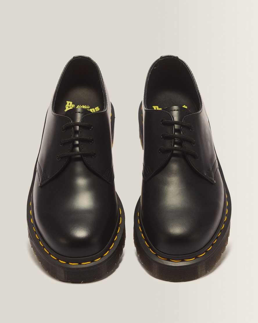 1461 Bex Smooth Leather Oxford Shoes — Black
