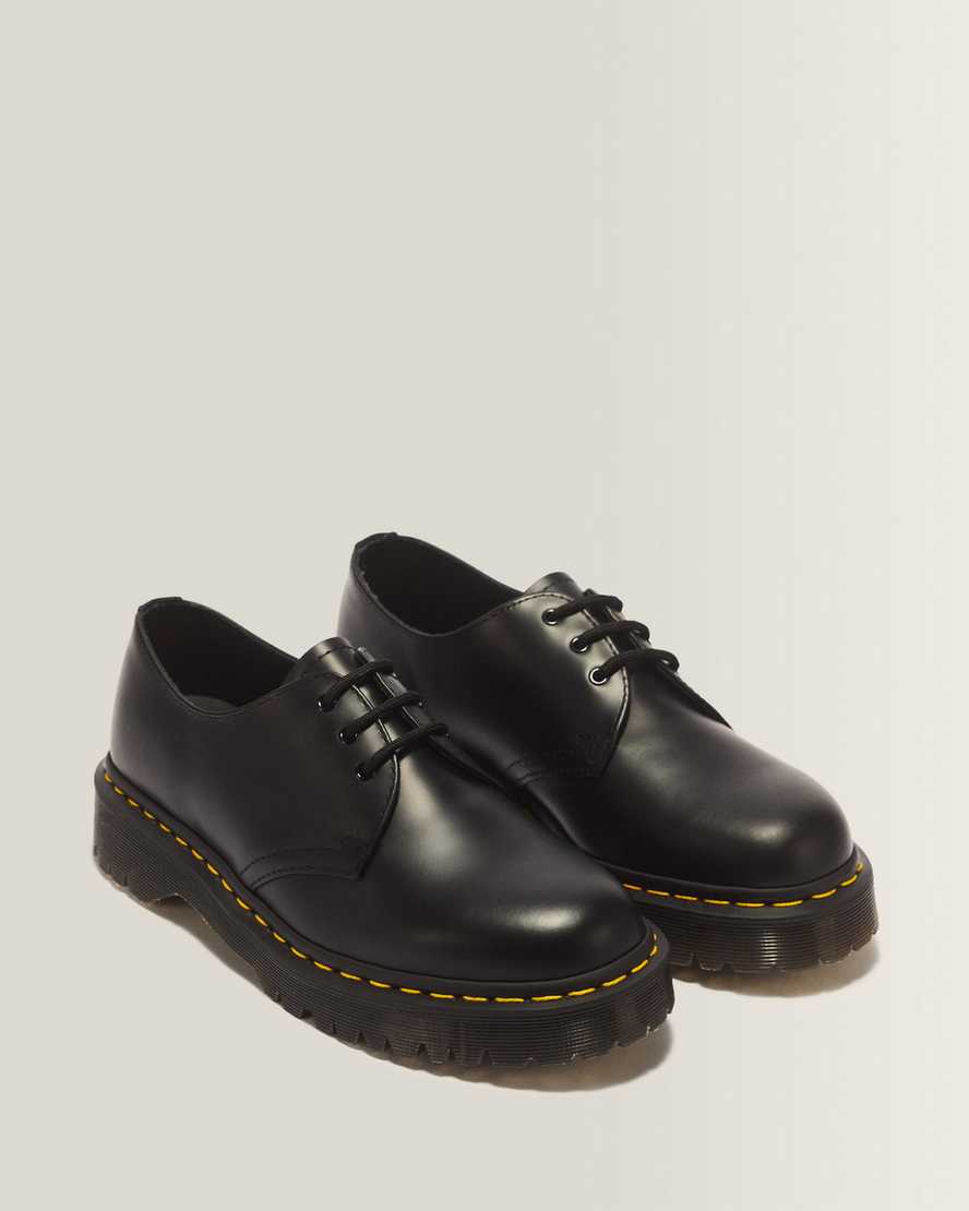 1461 Bex Smooth Leather Oxford Shoes — Black
