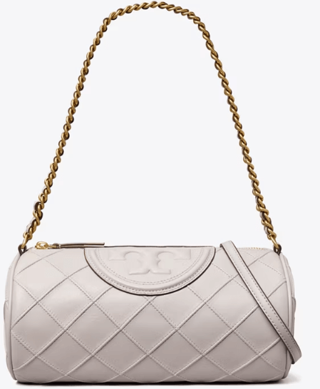 Tory Burch FLEMING SOFT BARREL BAG - Bags | Shop From The Mirage