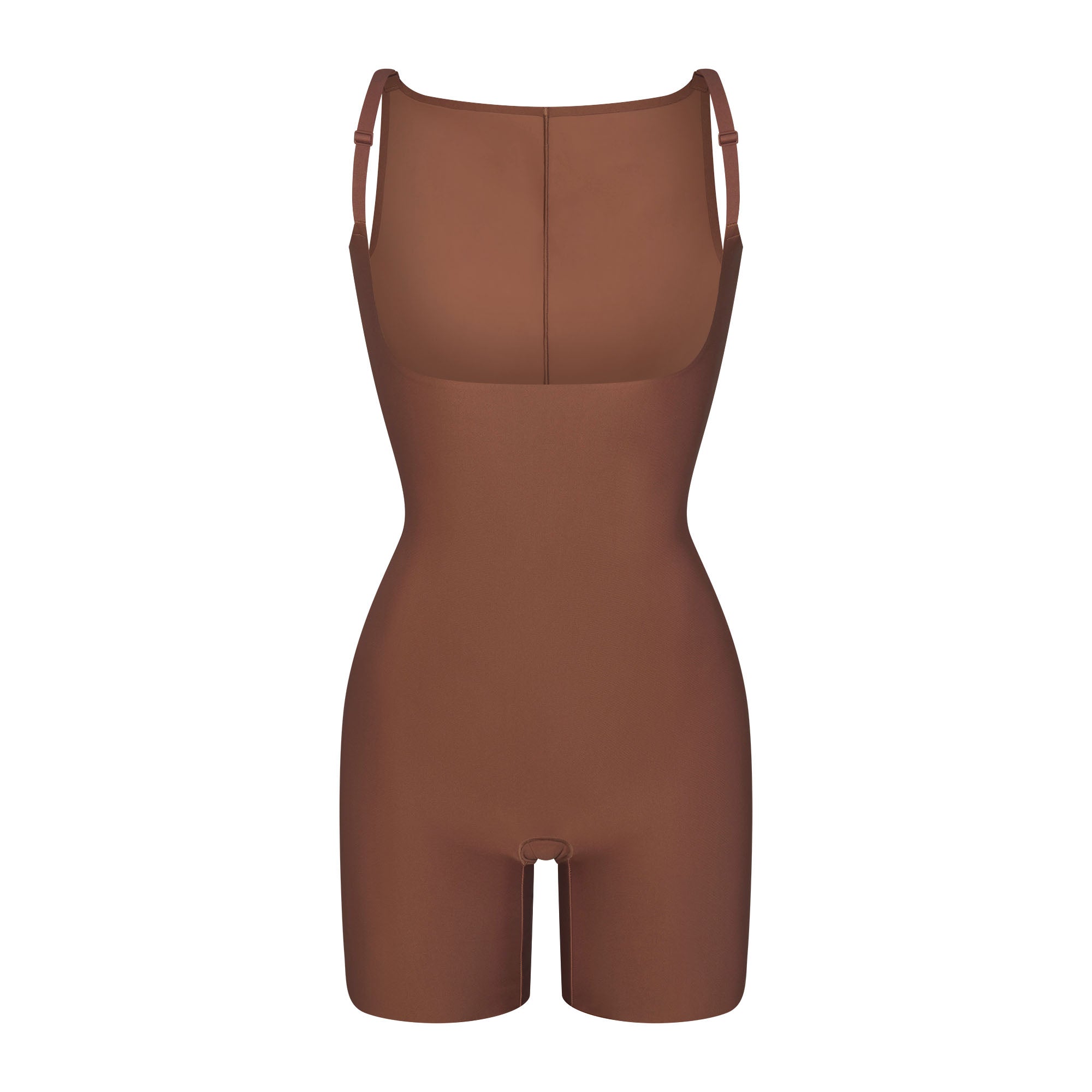 Skims Body Core Sculpt Back Smoothing Open Bust Mid Thigh Bodysuit