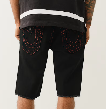 RICKY FRAYED FLAP SHORT