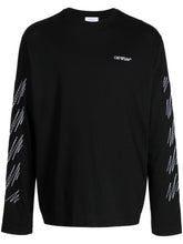 Off-White Stitch Diags Long Sleeve in Black