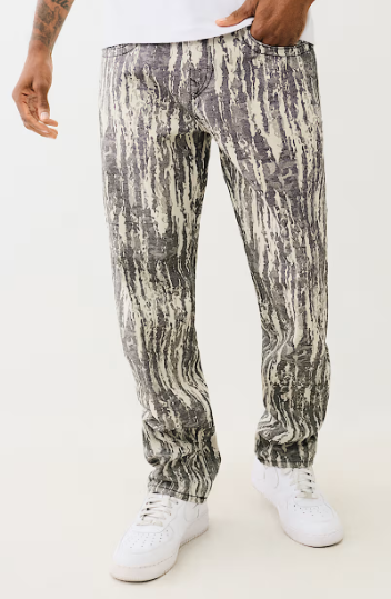 BOBBY JACQUARD BIG T BAGGY JEAN