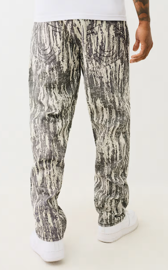 BOBBY JACQUARD BIG T BAGGY JEAN