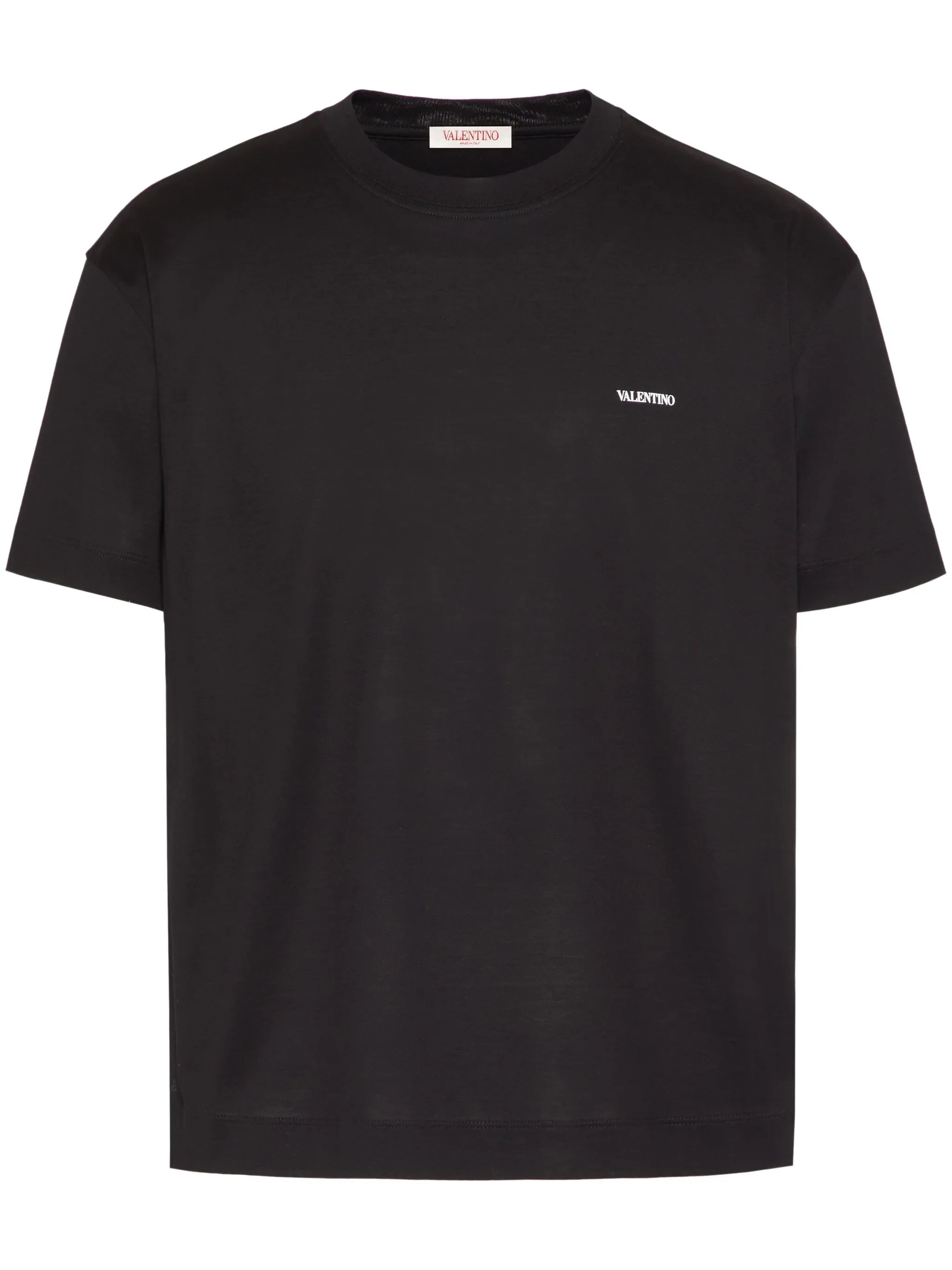 Valentino Garavani Logo Printed T-Shirt in Black