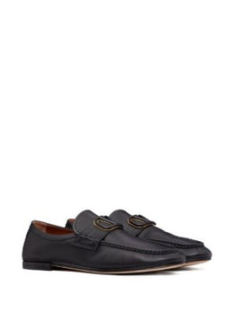 VLogo Signature leather loafers