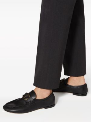 VLogo Signature leather loafers