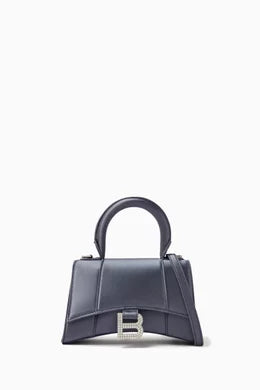 Balenciaga XS Hourglass Handbag in Satin