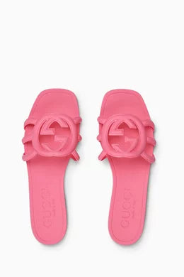 Women's Interlocking G slide sandal