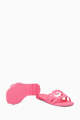 Women's Interlocking G slide sandal