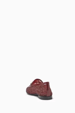Horsebit Loafers in GG Crsytal Mesh