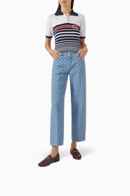 Horsebit Loafers in GG Crsytal Mesh