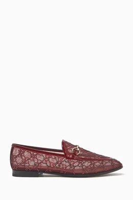 Horsebit Loafers in GG Crsytal Mesh