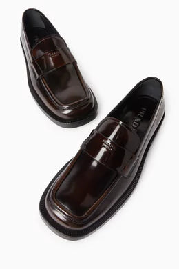 Prada Loafers in Brushed Leather