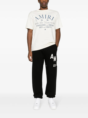 Amiri Hockey 23 Logo Patch Joggers in Black