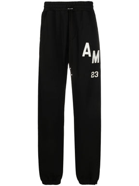 Amiri Hockey 23 Logo Patch Joggers in Black