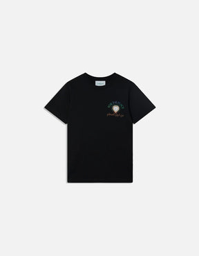 Casablanca Men's black casablanca for the peace printed t-shirt