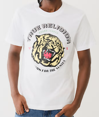 TIGER GRAPHIC CREW TEE