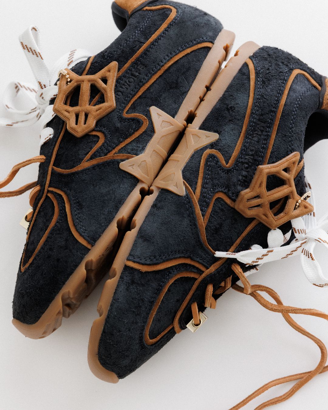 Adored Navy Tie Dye Suede