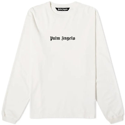 Palm Angels Logo Long Sleeve T-Shirt