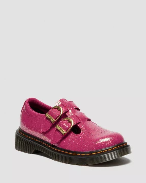 JUNIOR 8065 GLITTER PATENT LEATHER MARY JANE SHOES