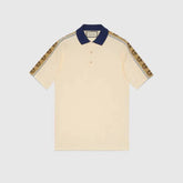 Gucci Men’s Polo with Interlocking G Stripe