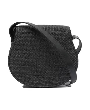 Black Crossbody Bag with Tassels