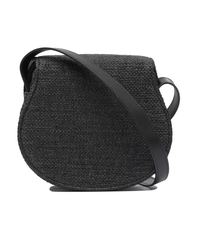 Black Crossbody Bag with Tassels