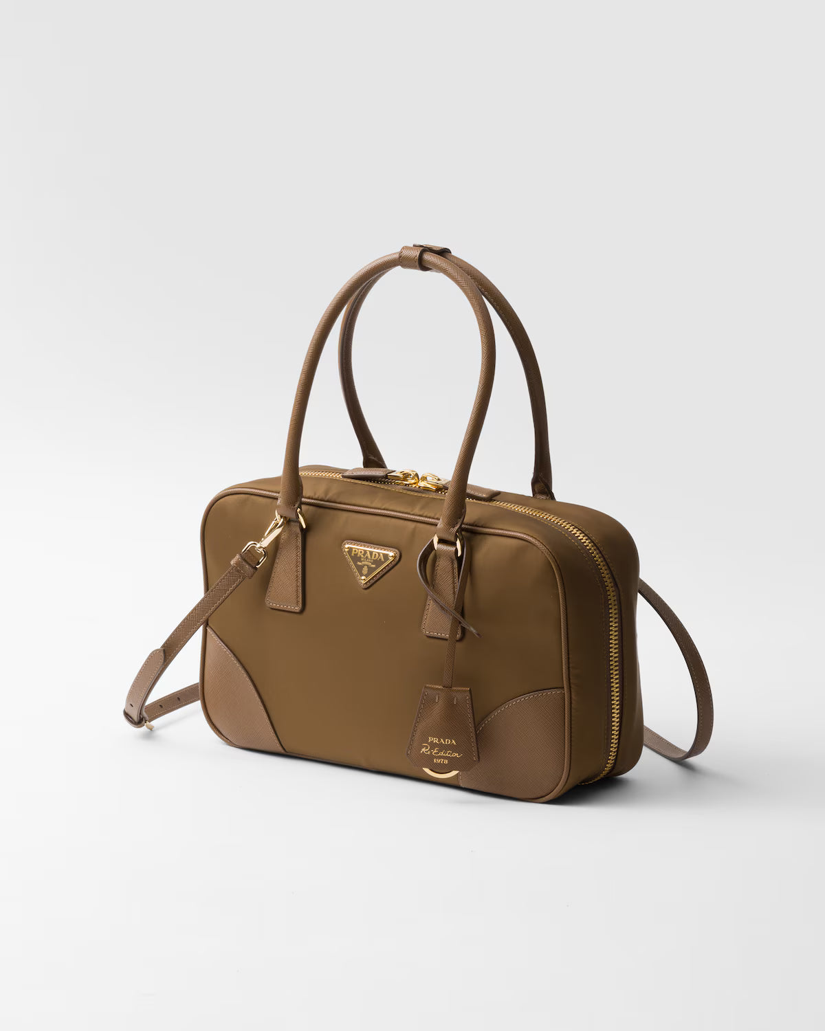 Prada Re-Edition 1978 medium Re-Nylon and Saffiano leather two-handle bag