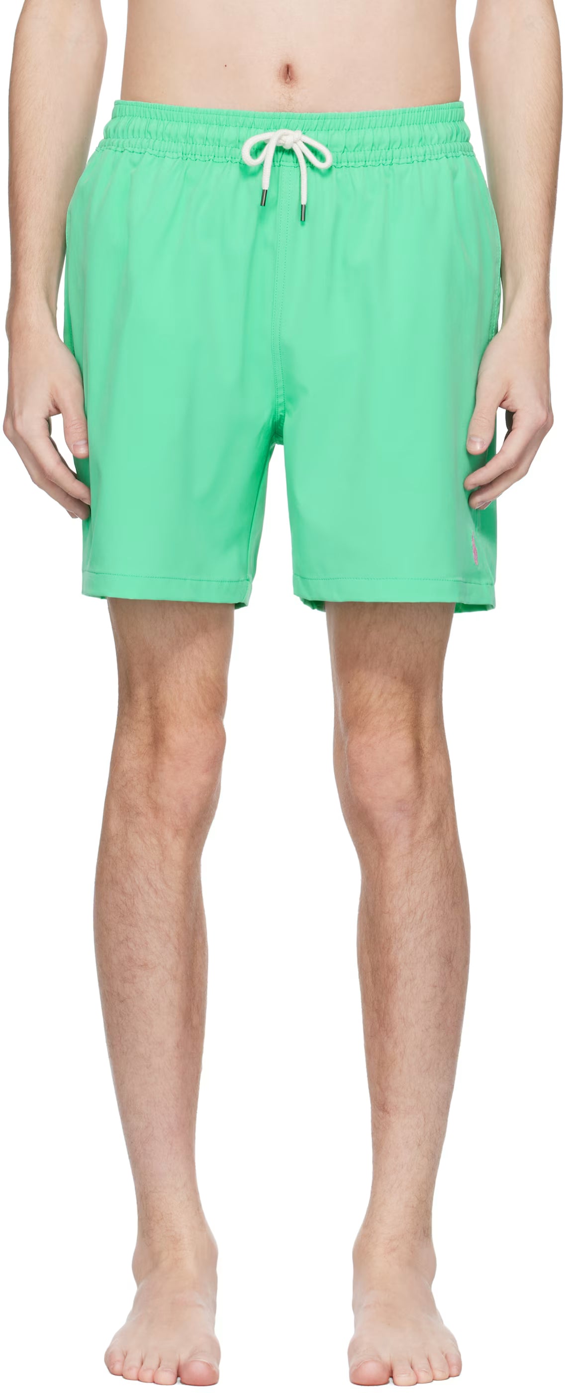 Polo Ralph Lauren Green 5.75-Inch Traveler Classic Swim Shorts