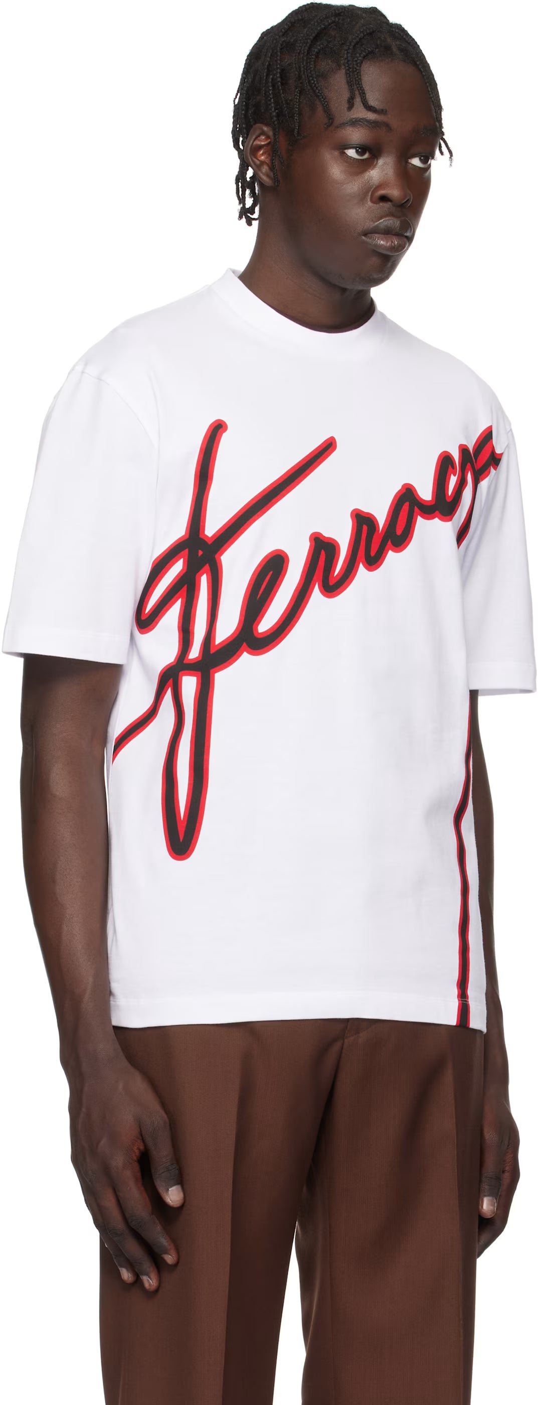 Ferragamo White Short Sleeved T-shirt