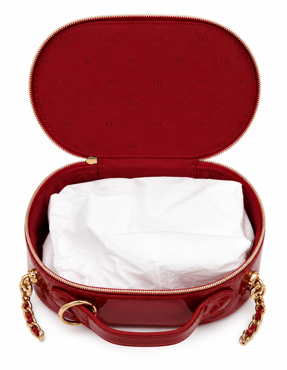 NWOT Dior VIP Limited Edition Red Camera Bag Shoulder Bag Crossbody+Cherry Charm