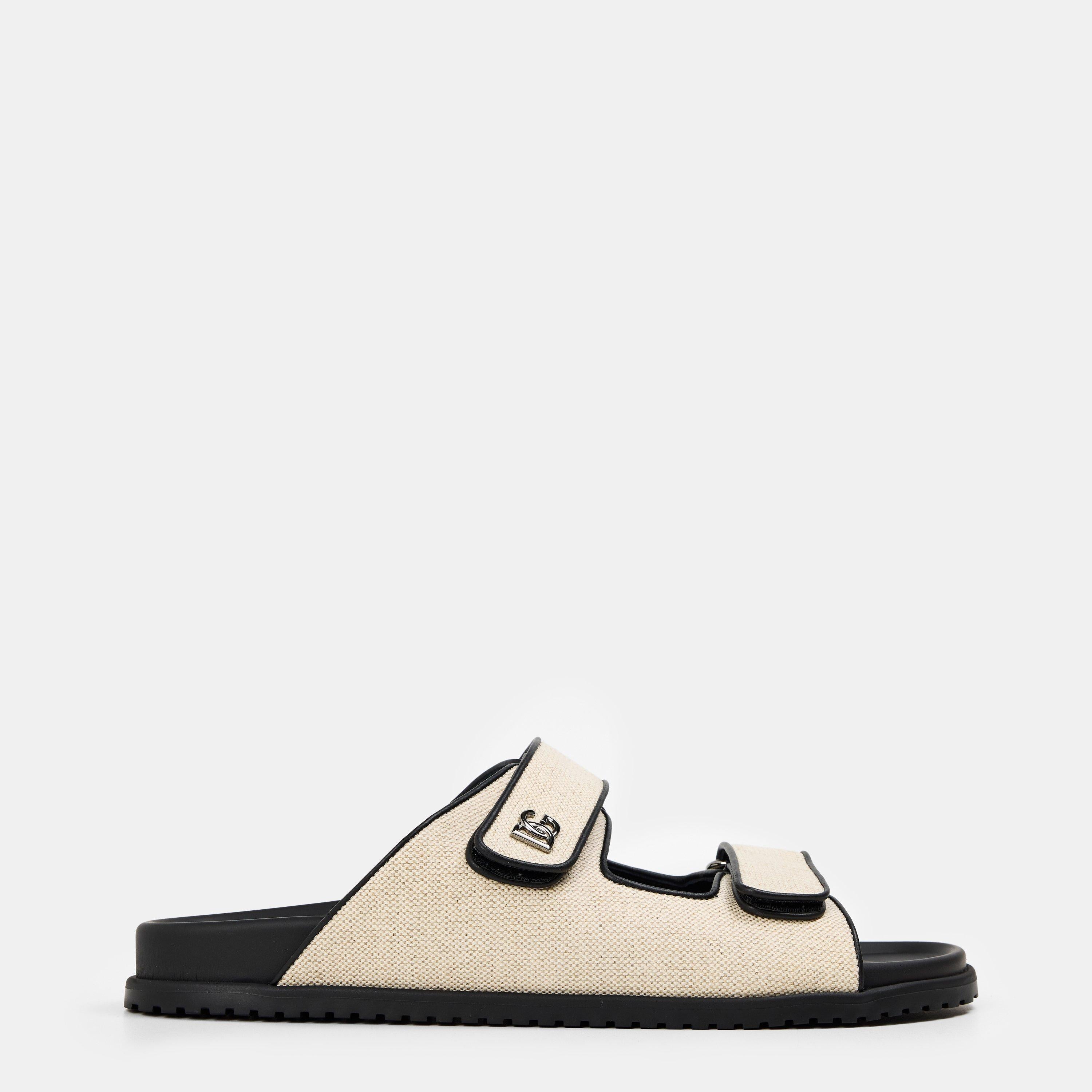 Men's Canvas Flat Sandals