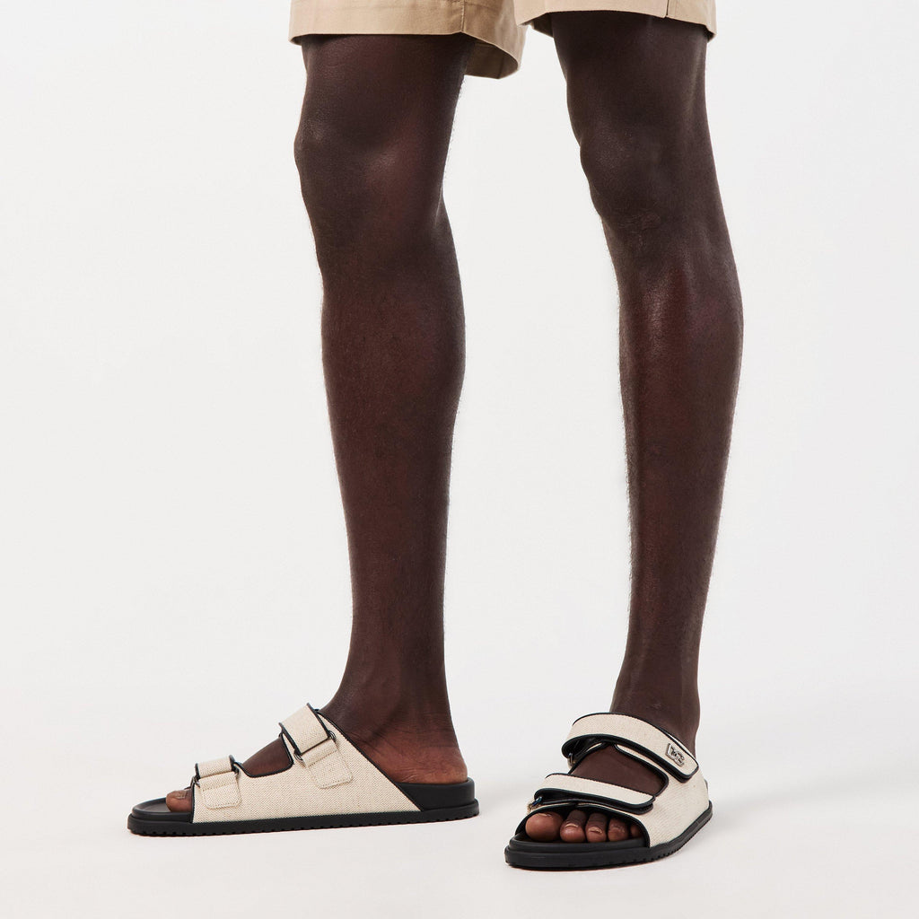 Men's Canvas Flat Sandals