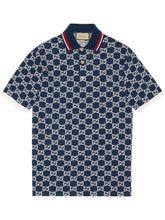 Gucci Men’s GG Jacquard Cotton Polo Shirt