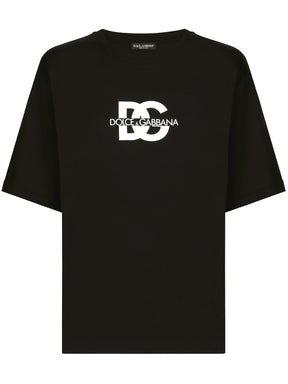 Dolce & Gabbana DG Printed T-Shirt in Black