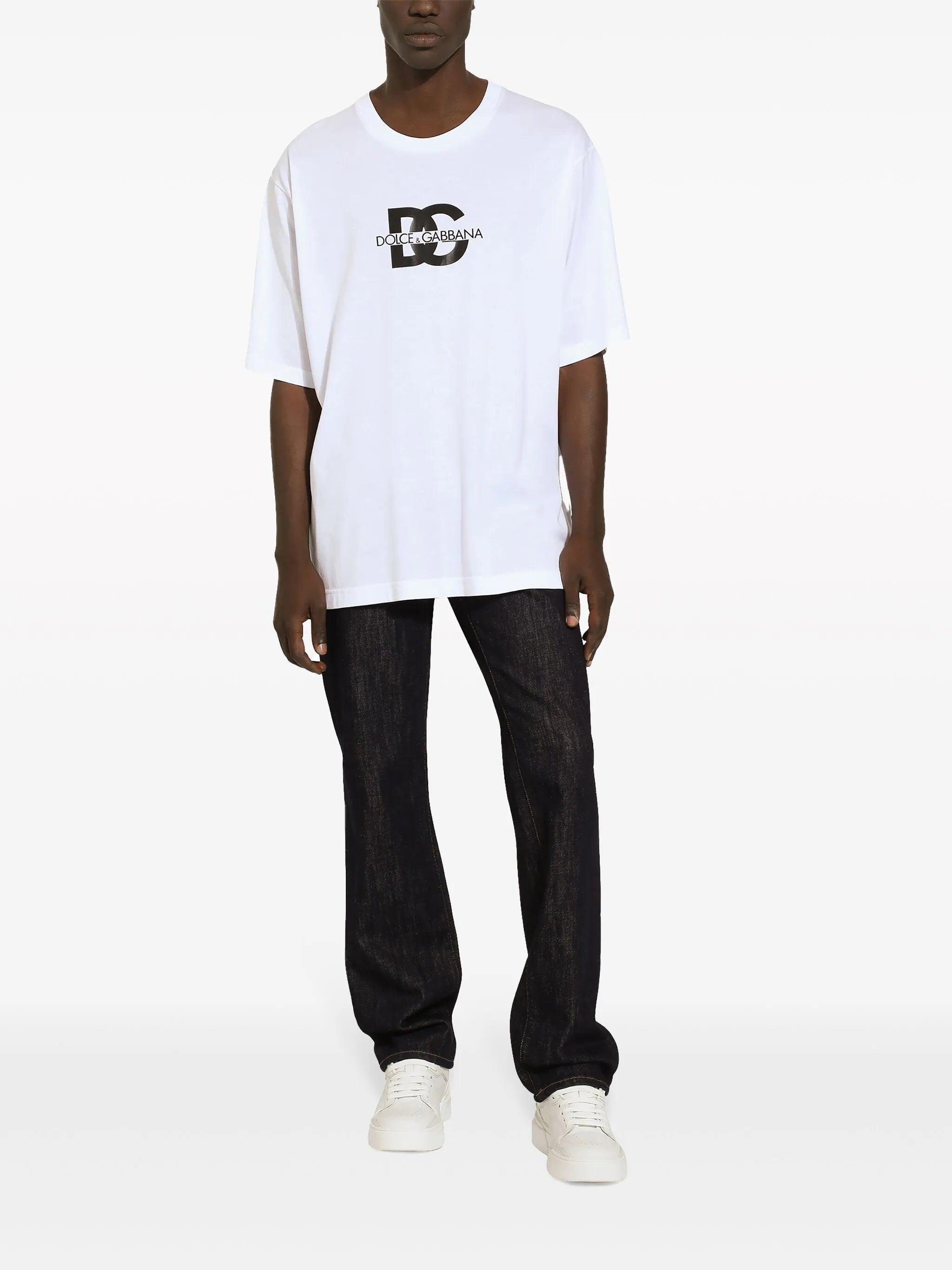 Dolce & Gabbana DG Printed T-Shirt in White