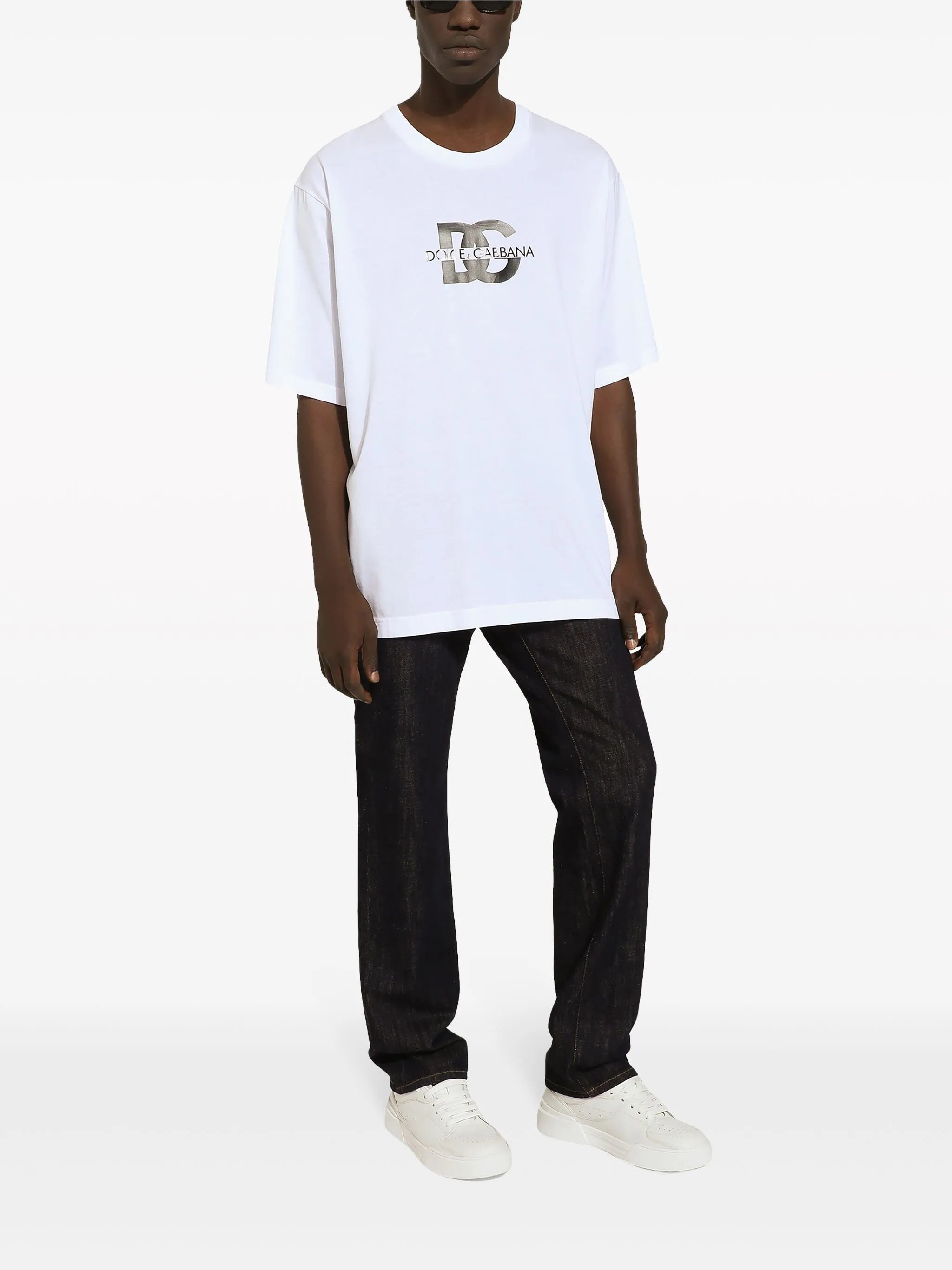 Dolce & Gabbana DG Printed T-Shirt in White