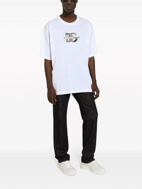 Dolce & Gabbana DG Printed T-Shirt in White