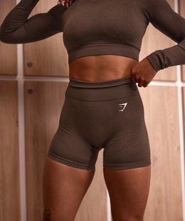 Gymshark Vital Shorts - Espresso Marl