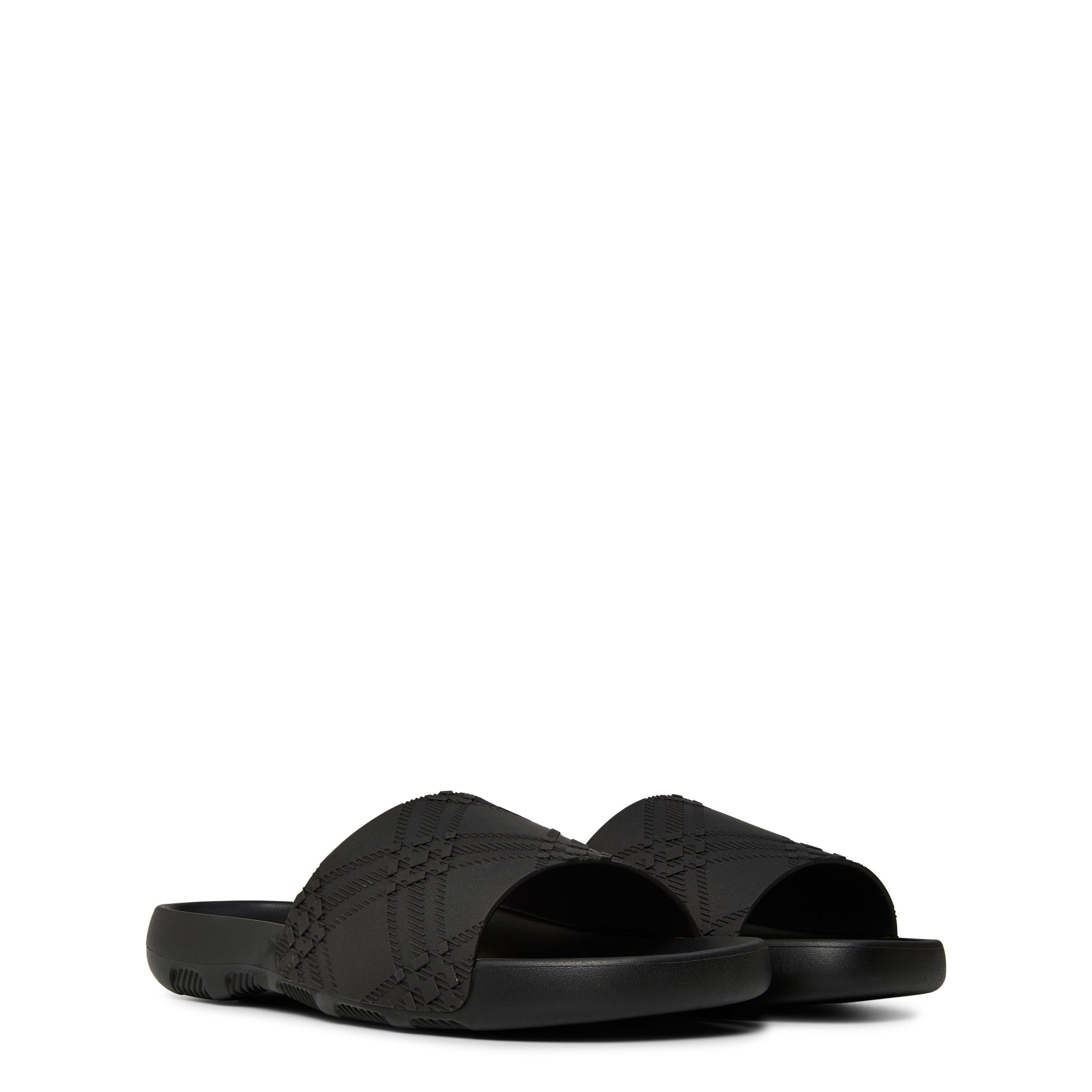 Embossed Check Dive Slides