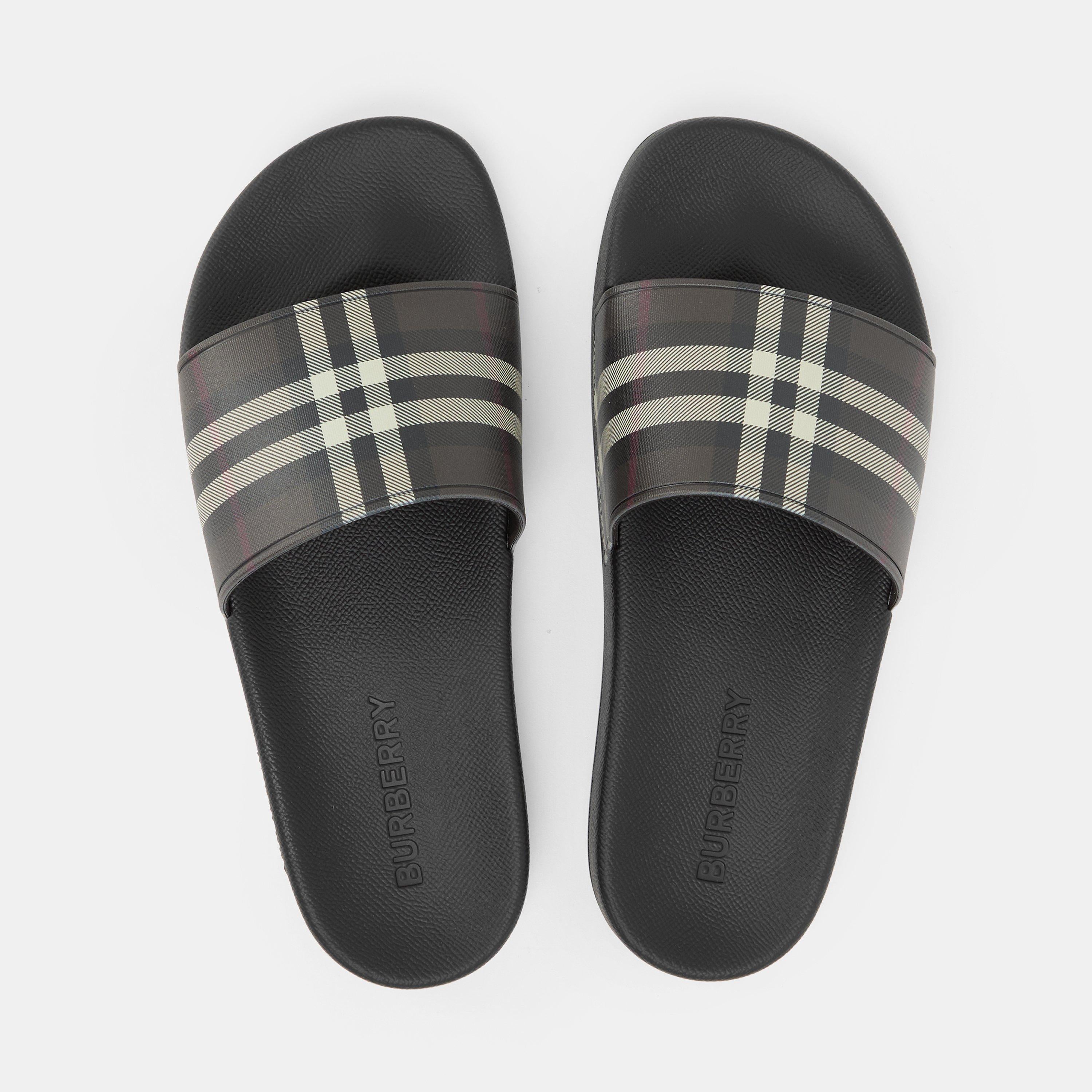 Vintage Check Furley Sliders